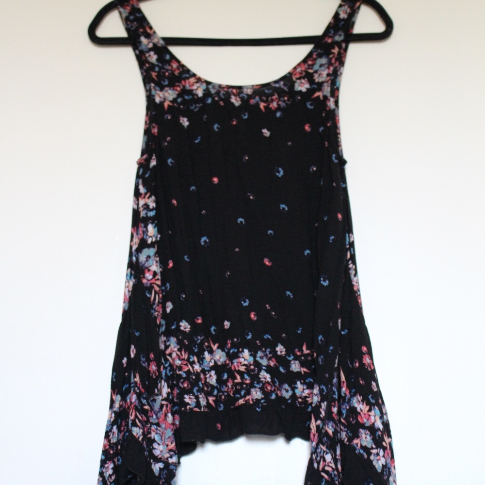 Free People Flowered Tank